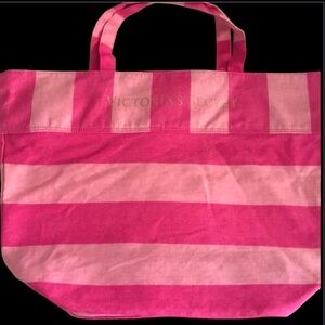 Victoria's Secret Pink Striped Tote